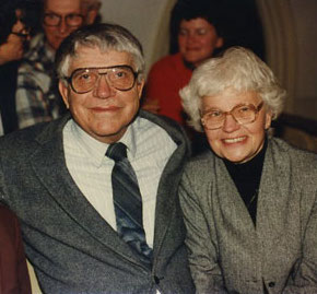 A photo of Joel and Fran Torstenson, dated 1984.